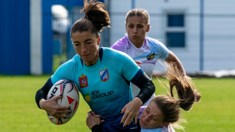 Итоги первого дня I тура Чемпионата по регби-7 среди женских команд