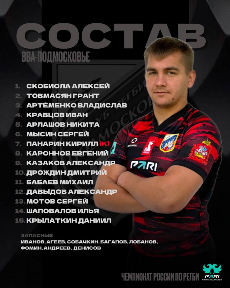 Состав &laquo;военлётов&raquo; на матч против &laquo;часовщиков&raquo;