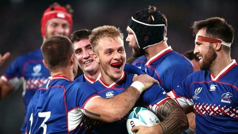 Первый тест-матч сборной России v Шаркс (ЮАР)