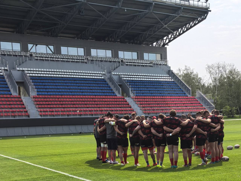 Подмосковные регбисты приступили к тренировкам на стадионе в Монино