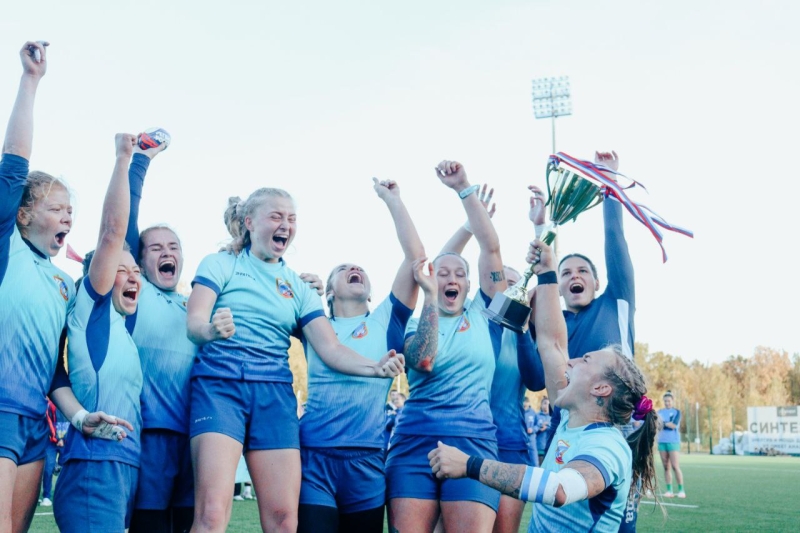 Женская команда &laquo;ВВА-Подмосковье&raquo; - победитель 9 тура Чемпионата России по регби-7!