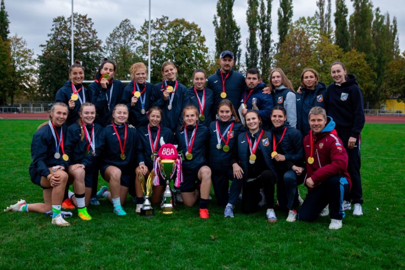 Женская команда &laquo;ВВА-Подмосковье&raquo; - серебряный призёр Чемпионата России по регби-7 сезона 2023/24